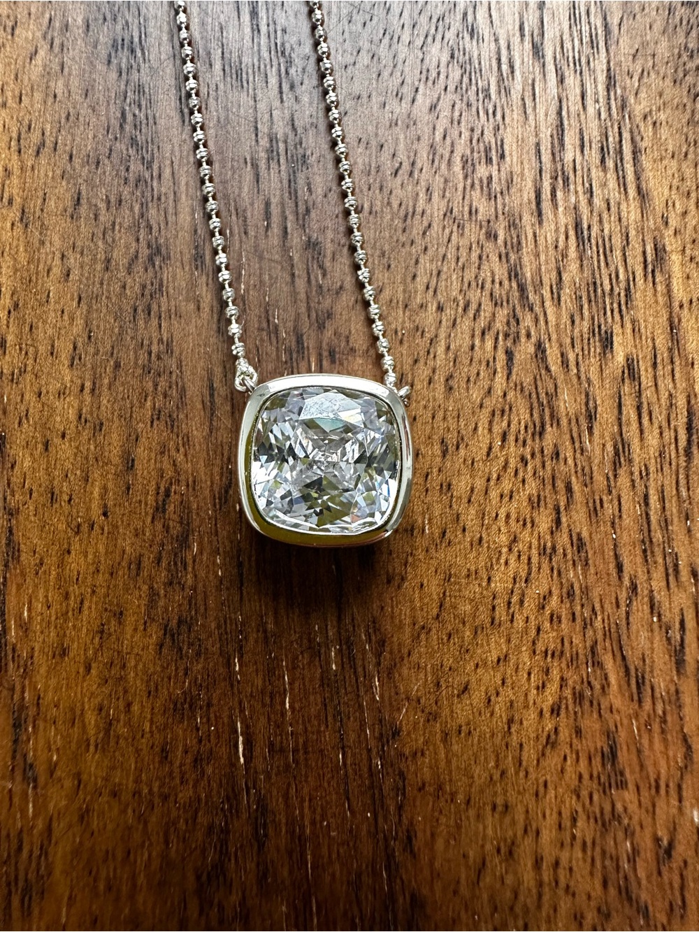Melinda Maria Gold Cushion-Cut Crystal Pendant Necklace - 16/17/18/19”